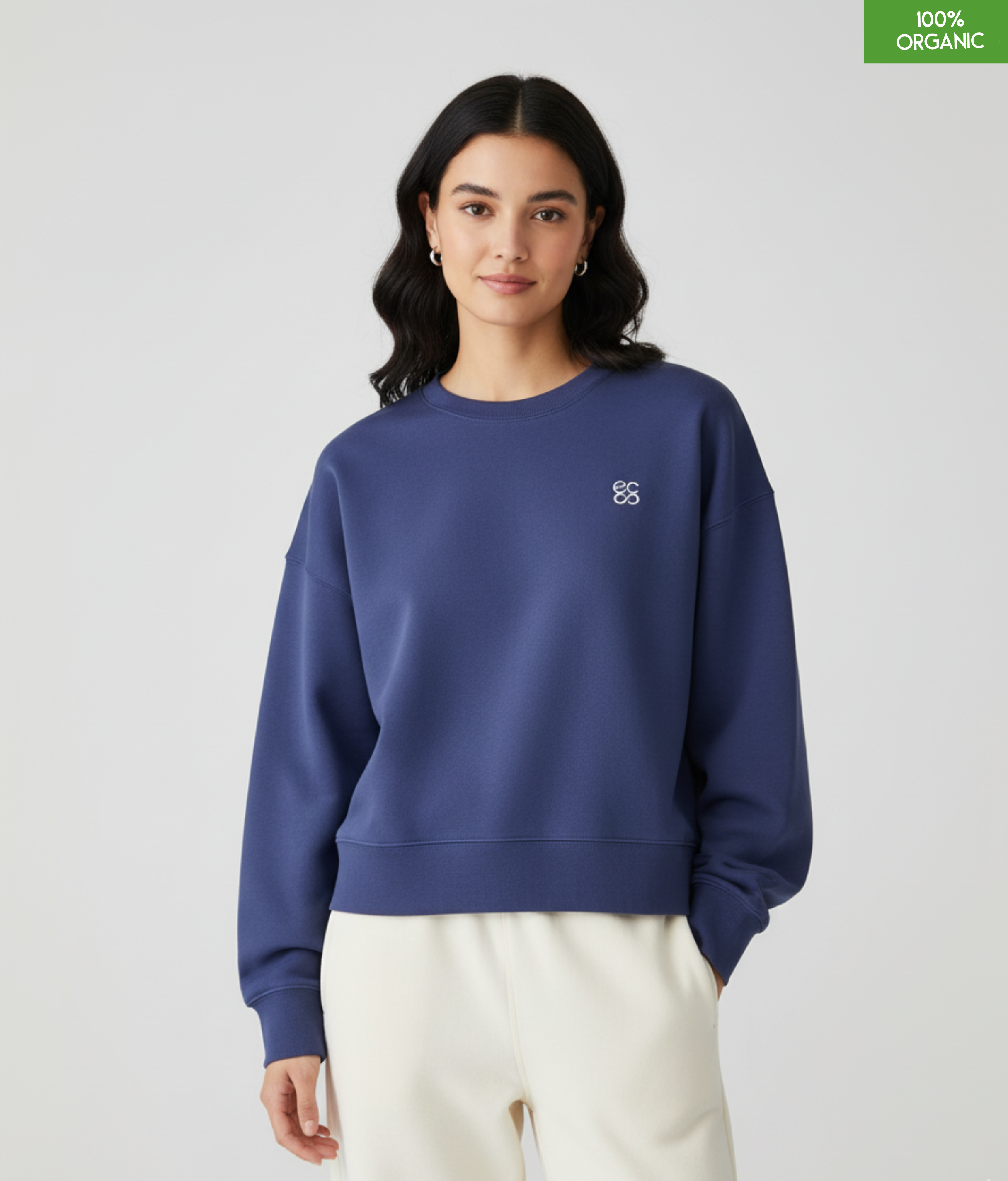 The women's crew neck sweatshirt | Dusk | Medium fit | 300gsm