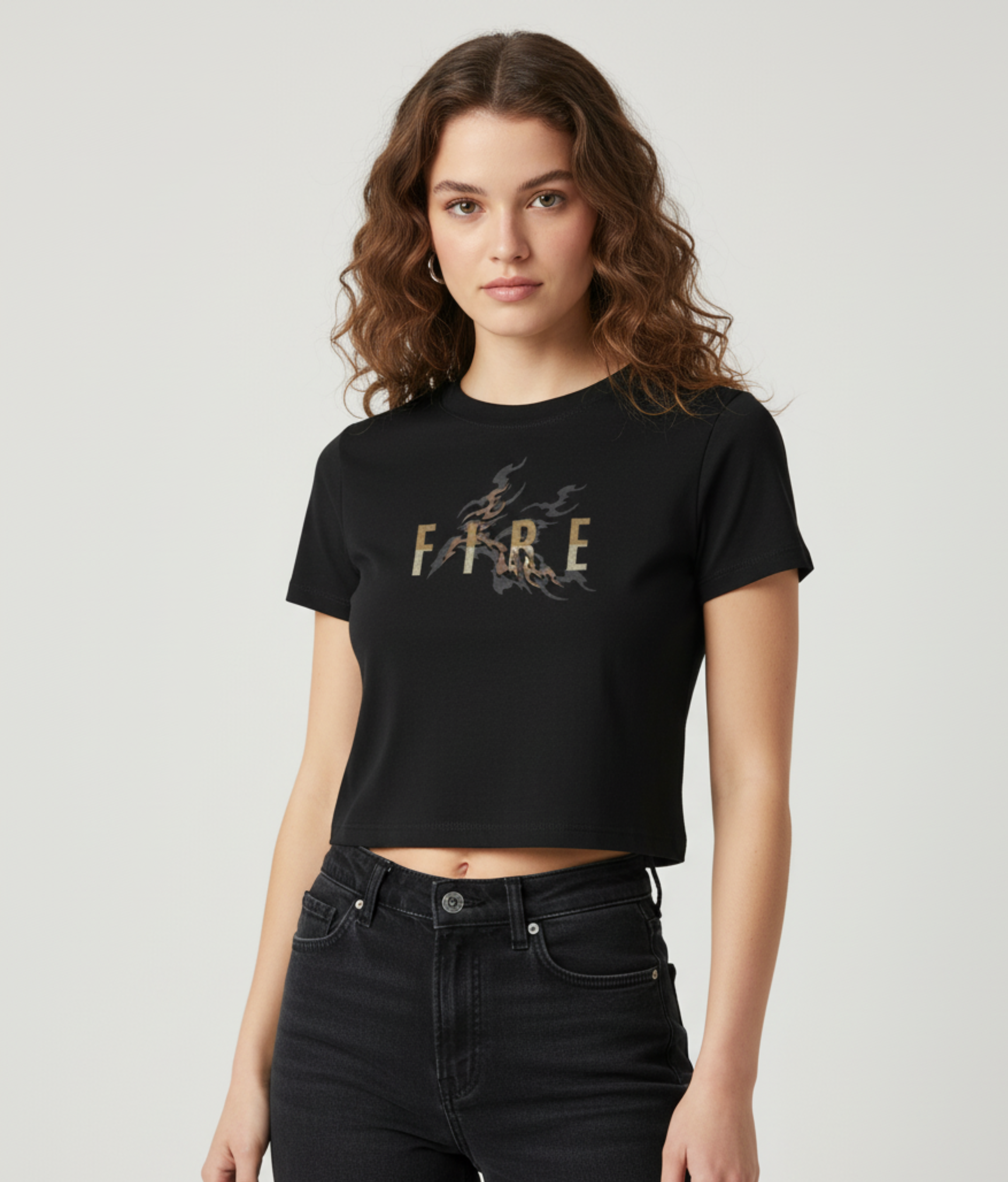 Consistency Breathe Heavy Faded Cropped Tee – Women’s