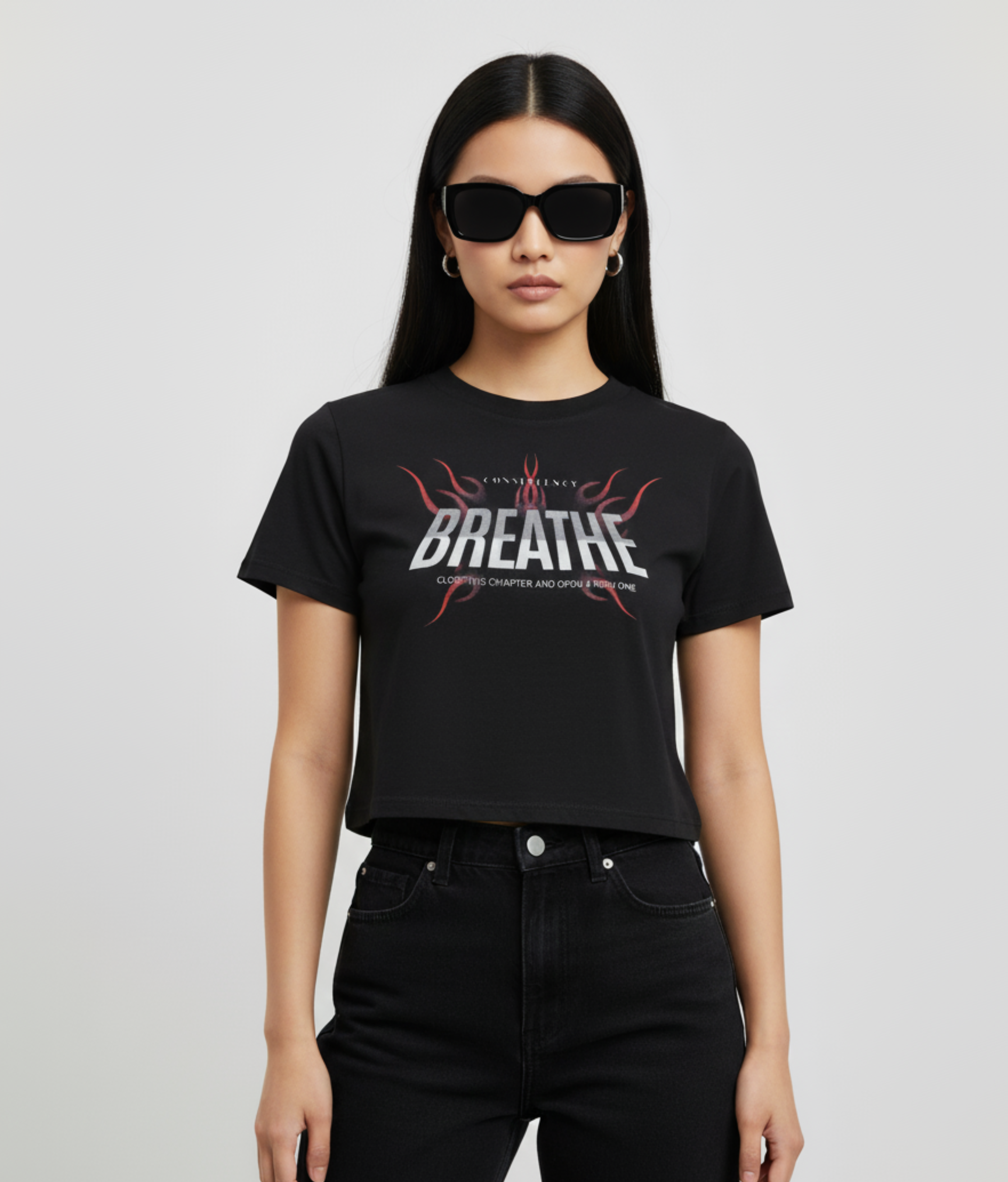 AS Colour Wo's Heavy Faded Crop Tee 4089 Flame Logo (3)