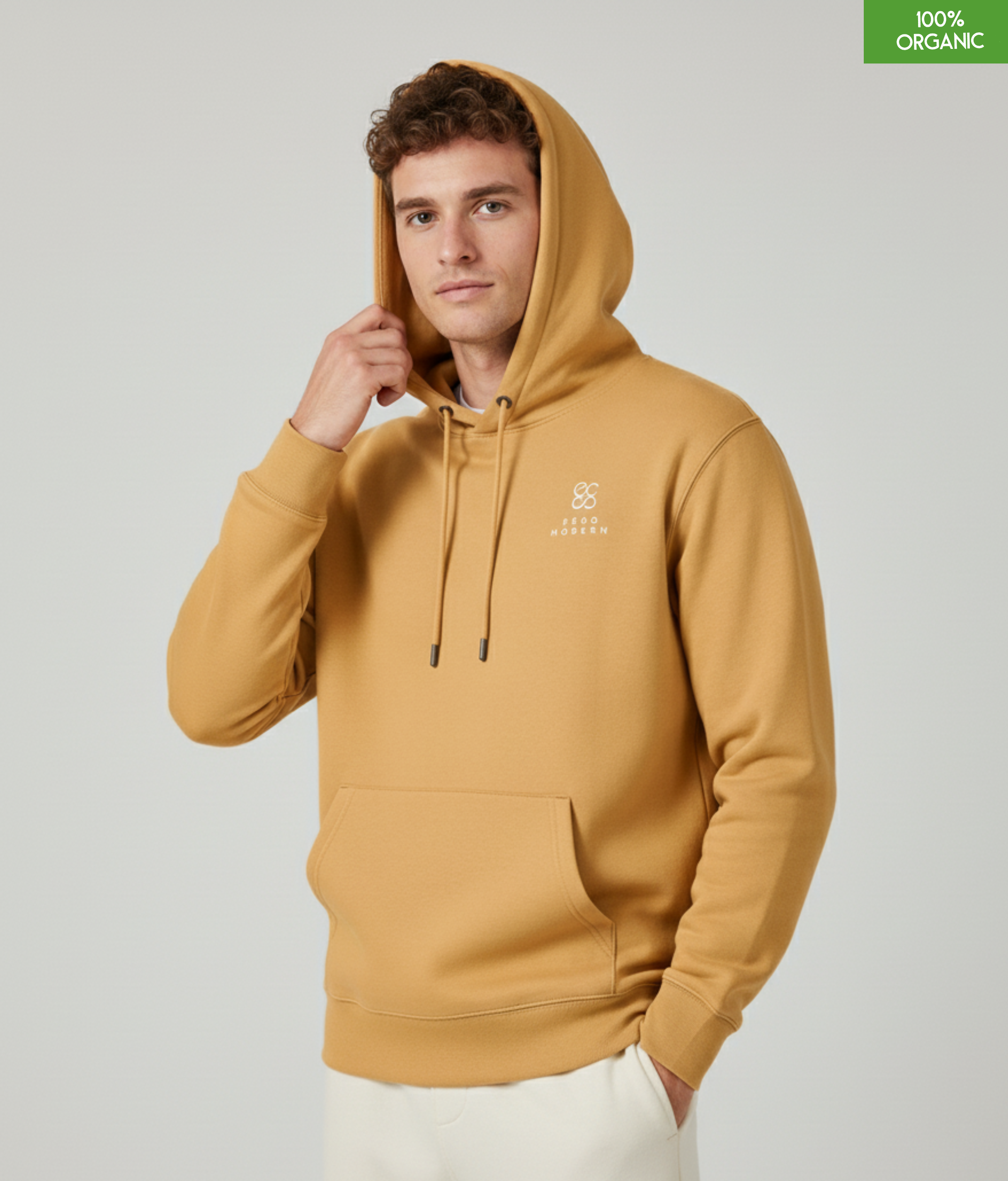 Organic Cotton Hoodie | Nispero | Relaxed Medium Fit.