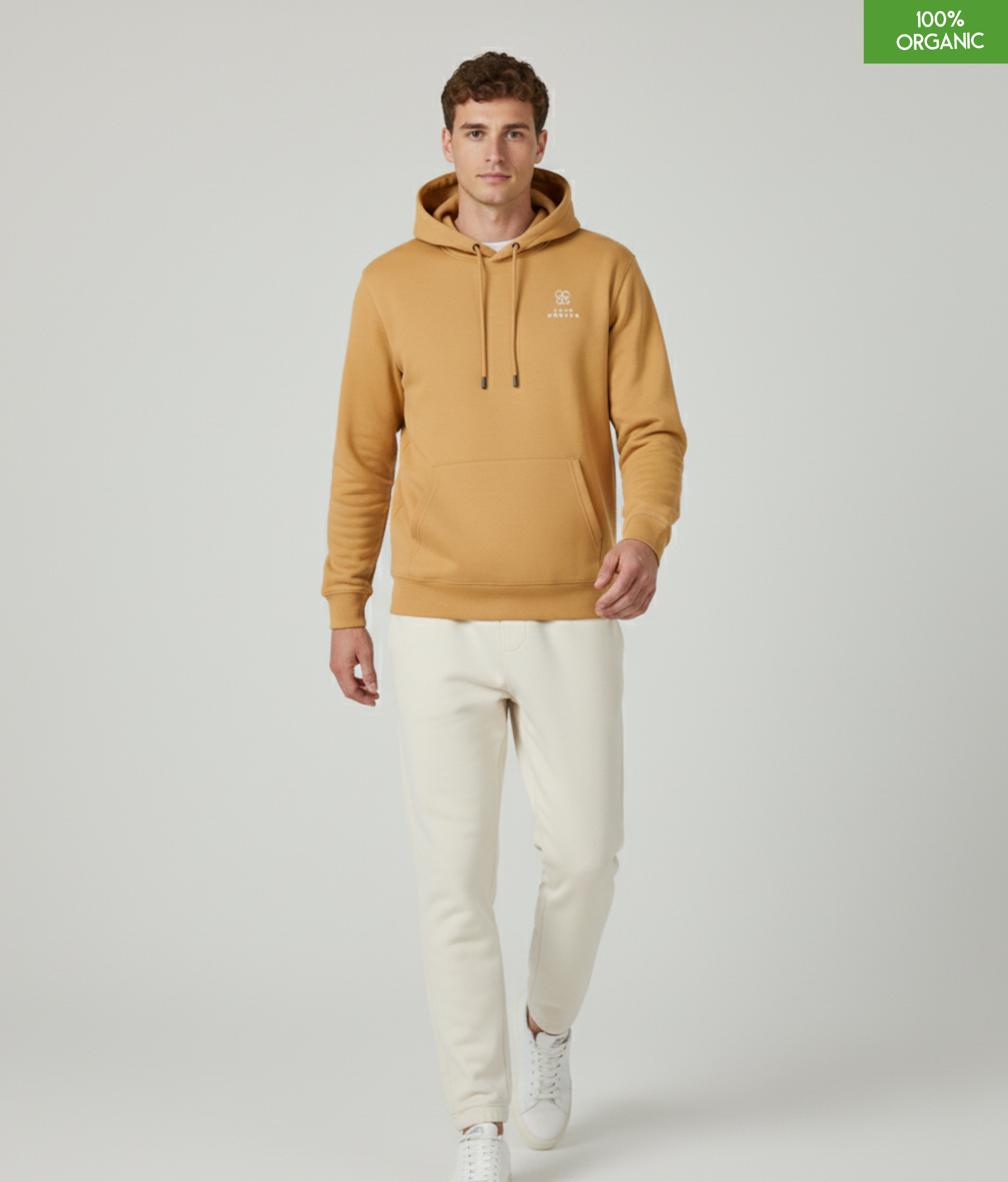 Organic Cotton Hoodie | Nispero | Relaxed Medium Fit.