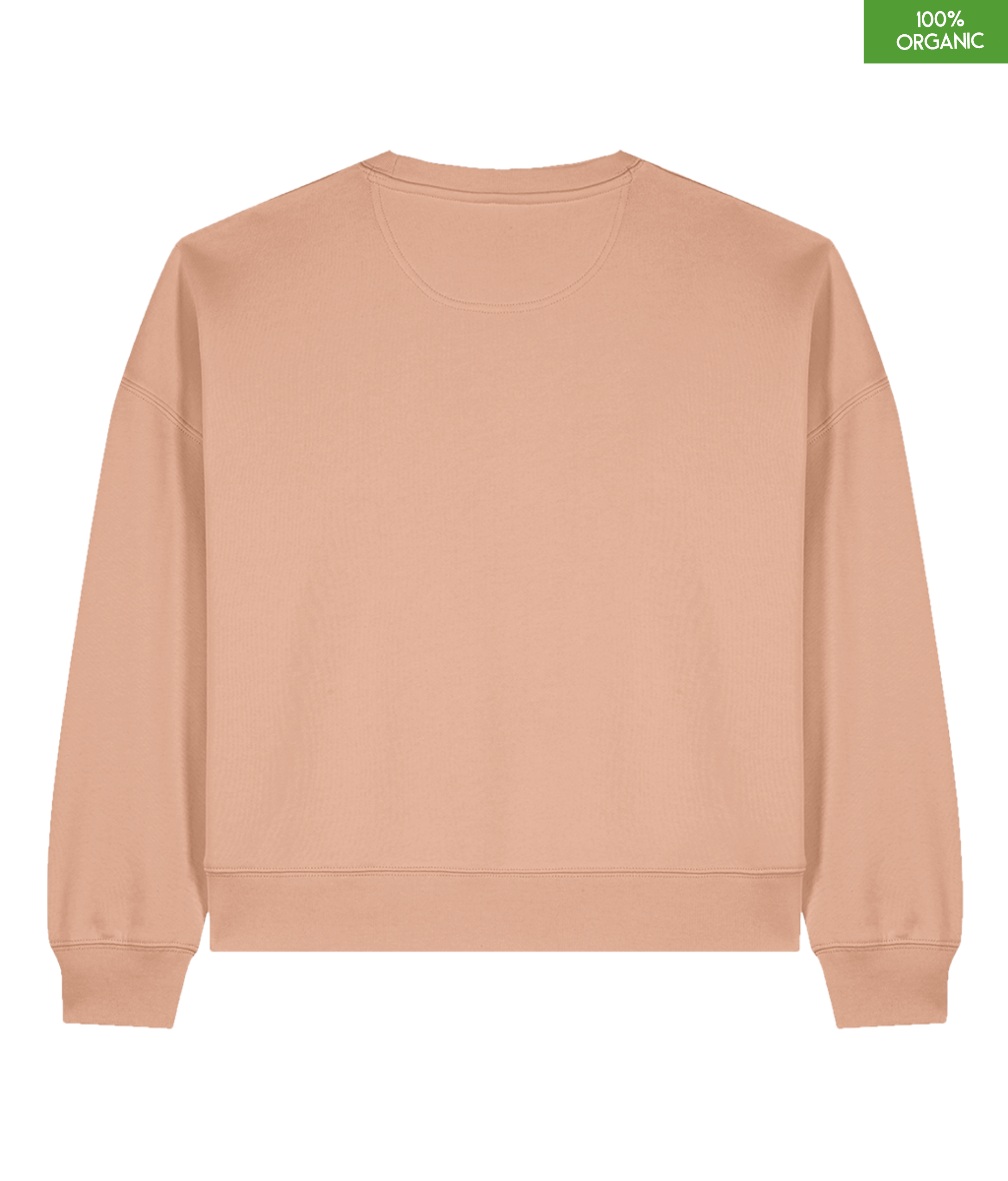 The women's crew neck sweatshirt | Fraiche Peche | Medium fit | 300gsm
