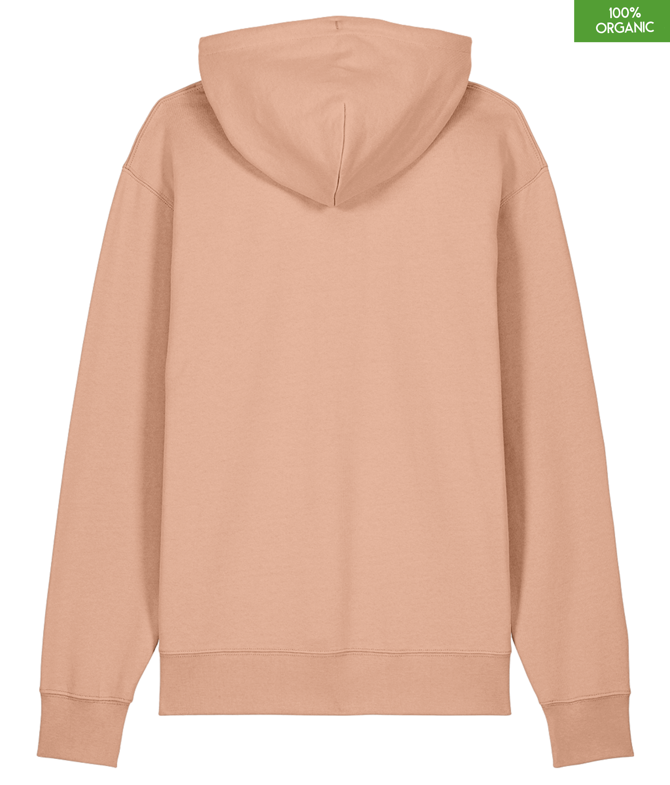 Organic Cotton Hoodie | Fraiche Peche | Relaxed Medium Fit.