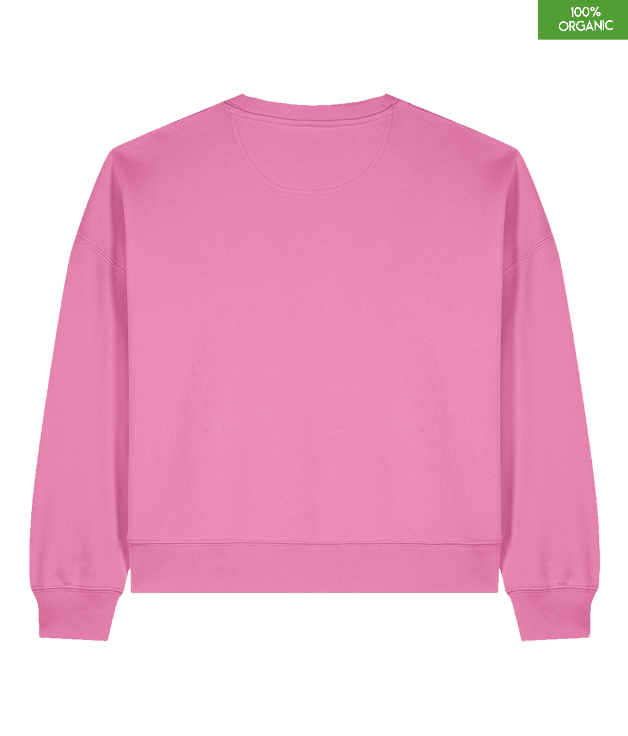The women's crew neck sweatshirt | Bubble Pink | Medium fit | 300gsm