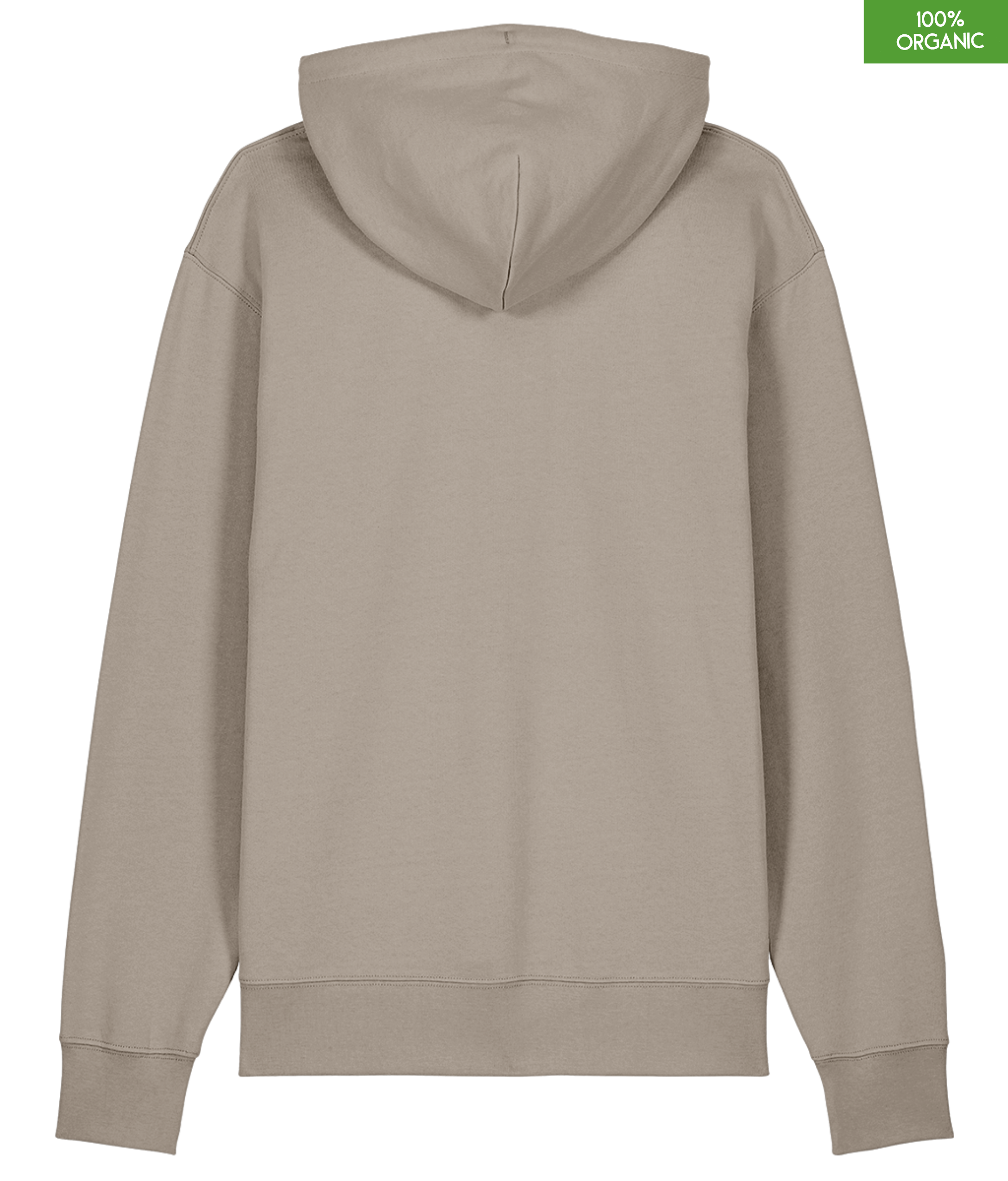 Organic Cotton Hoodie | Desert Dust | Relaxed Medium Fit.