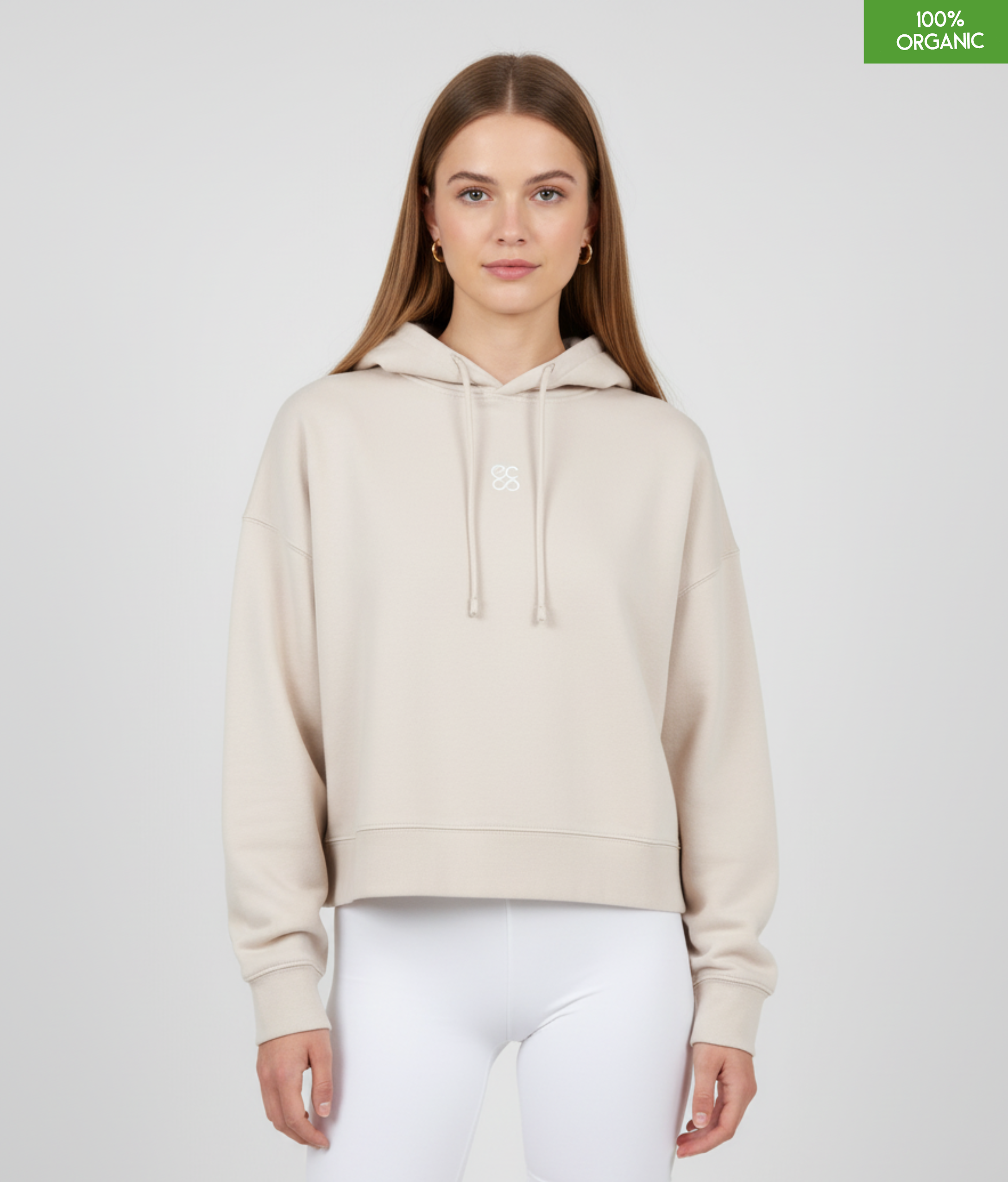 Organic cotton Hoodie sweatshirt | Colour: ECO-Heather | Medium fit