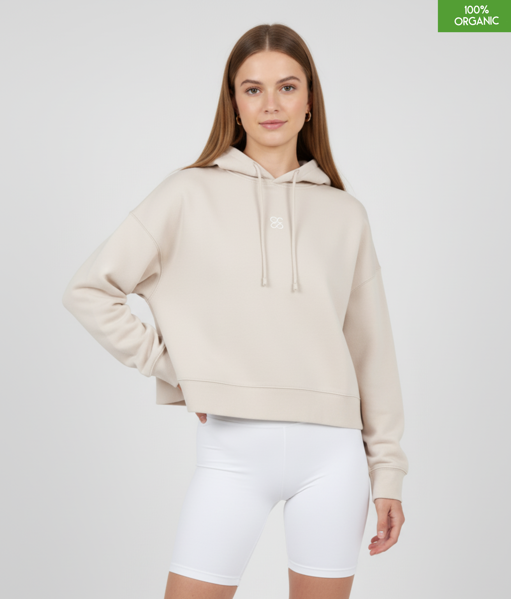 Organic cotton Hoodie sweatshirt | Colour: ECO-Heather | Medium fit