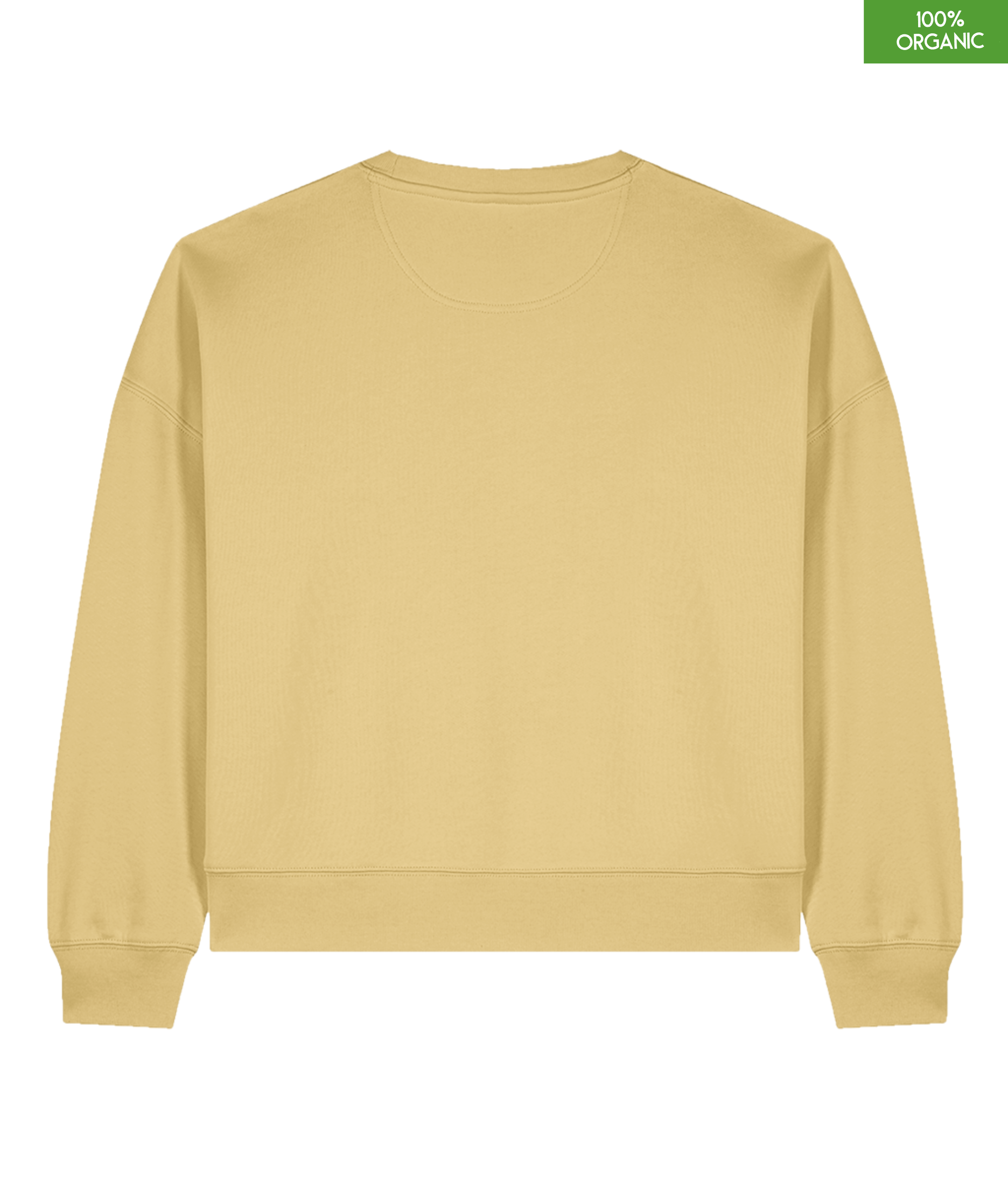 The women's crew neck sweatshirt | Viva Yellow | Medium fit | 300gsm
