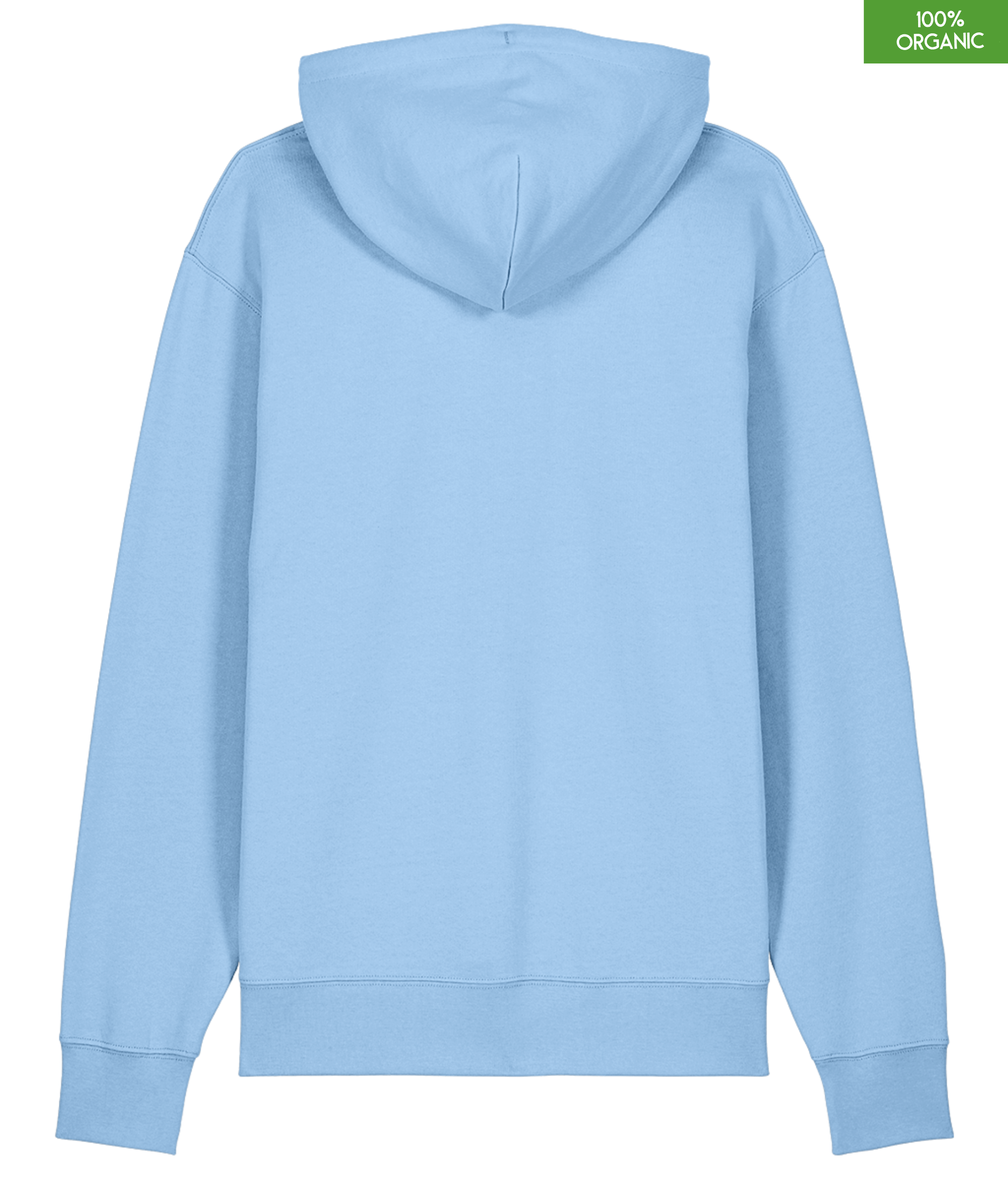 Organic Cotton Hoodie | Blue Soul | Relaxed Medium Fit.
