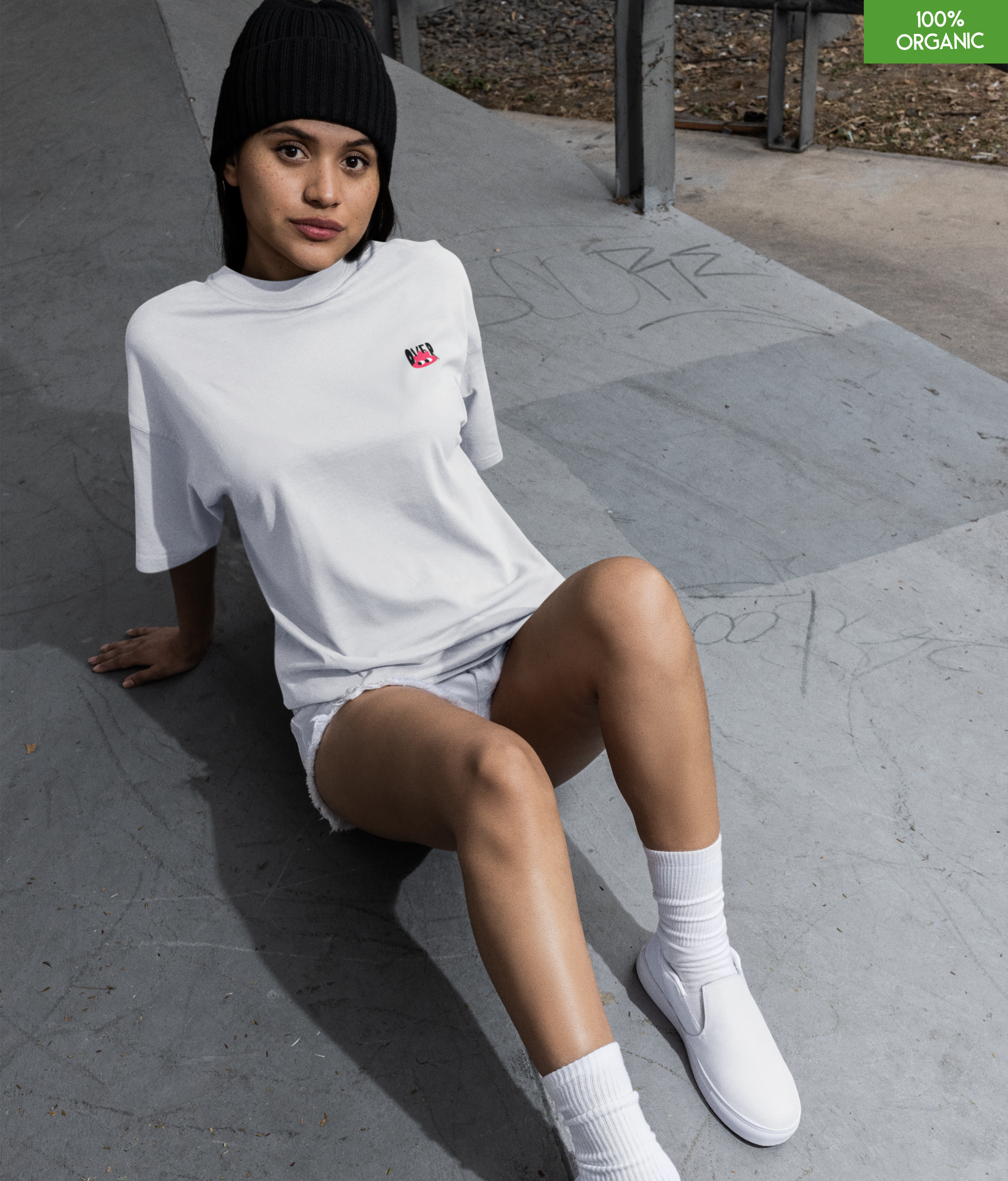 “Overthinking” Oversized Graphic T-Shirt — Playful Mental Health Design