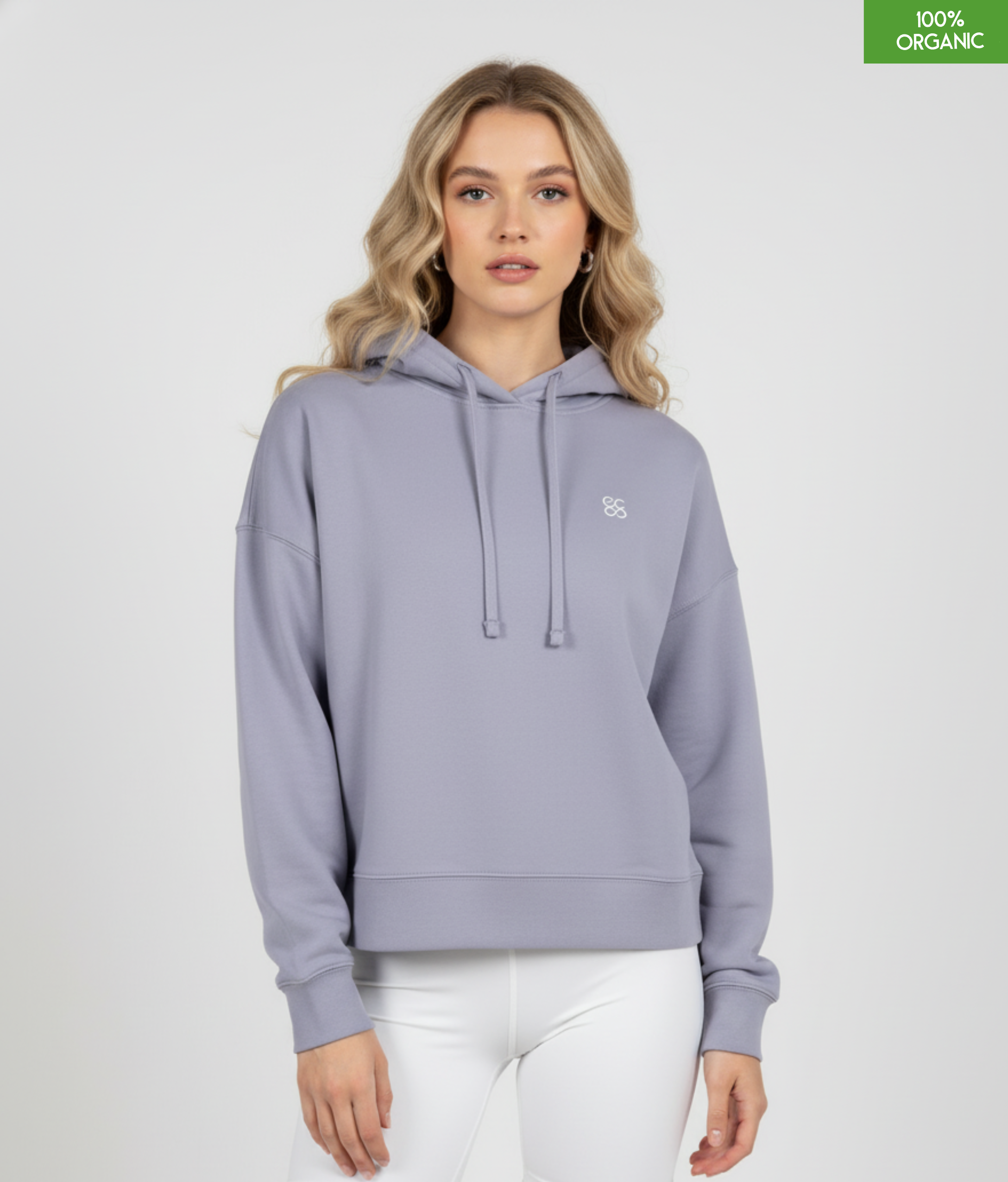 Organic cotton Hoodie  | Lavender | Medium fit