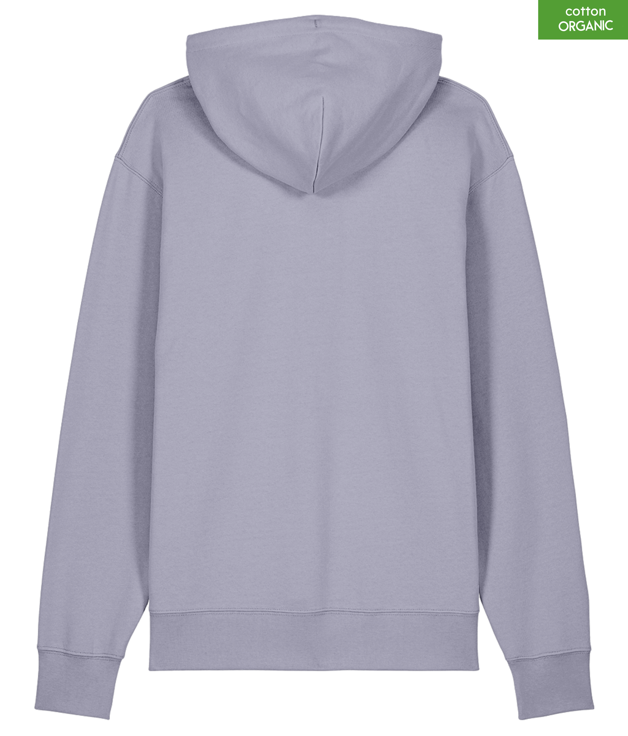 Organic Cotton Hoodie | Lavender | Relaxed Medium Fit.