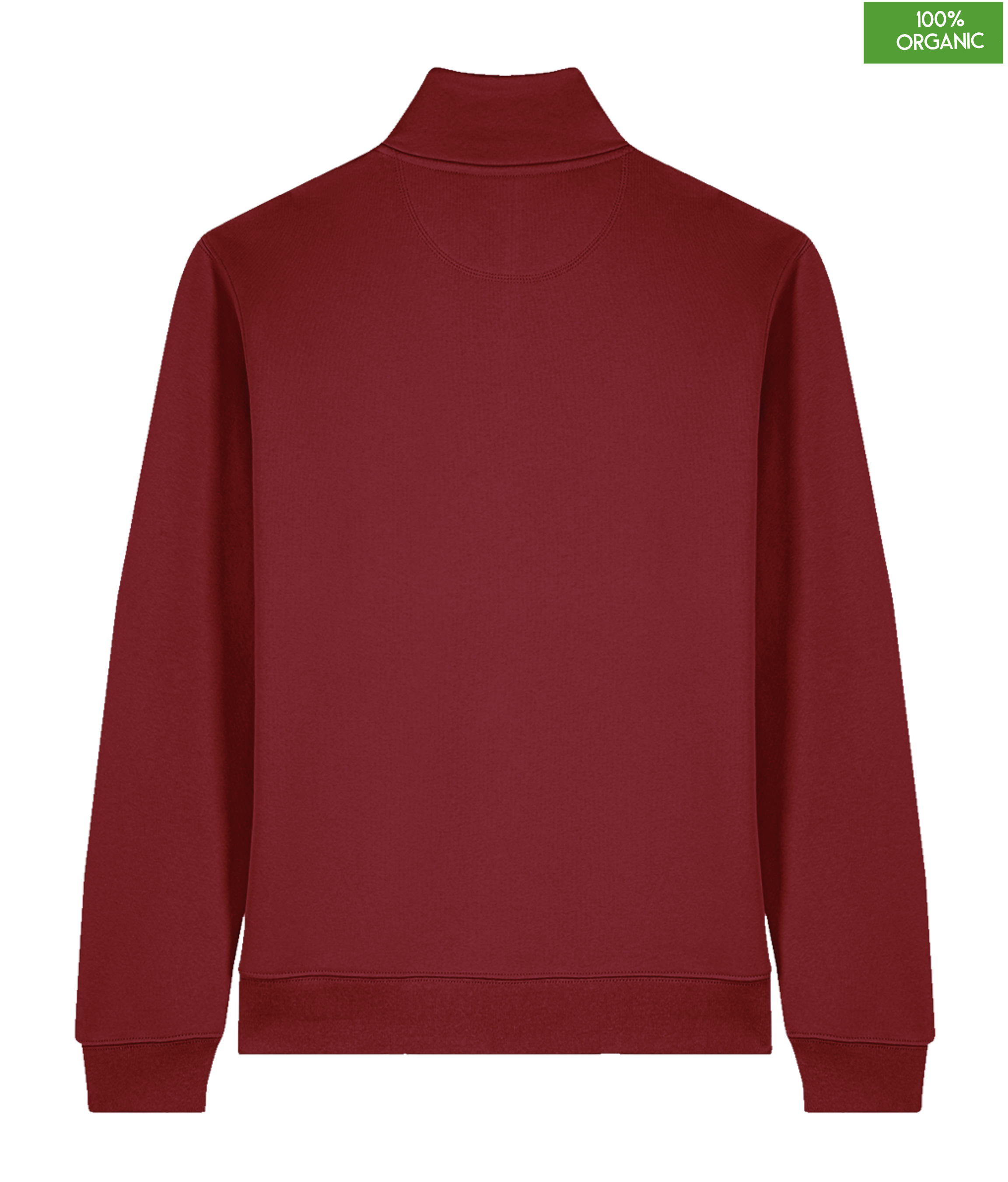 The quarter zip sweatshirt | Burgundy | Medium Fit | 280gsm
