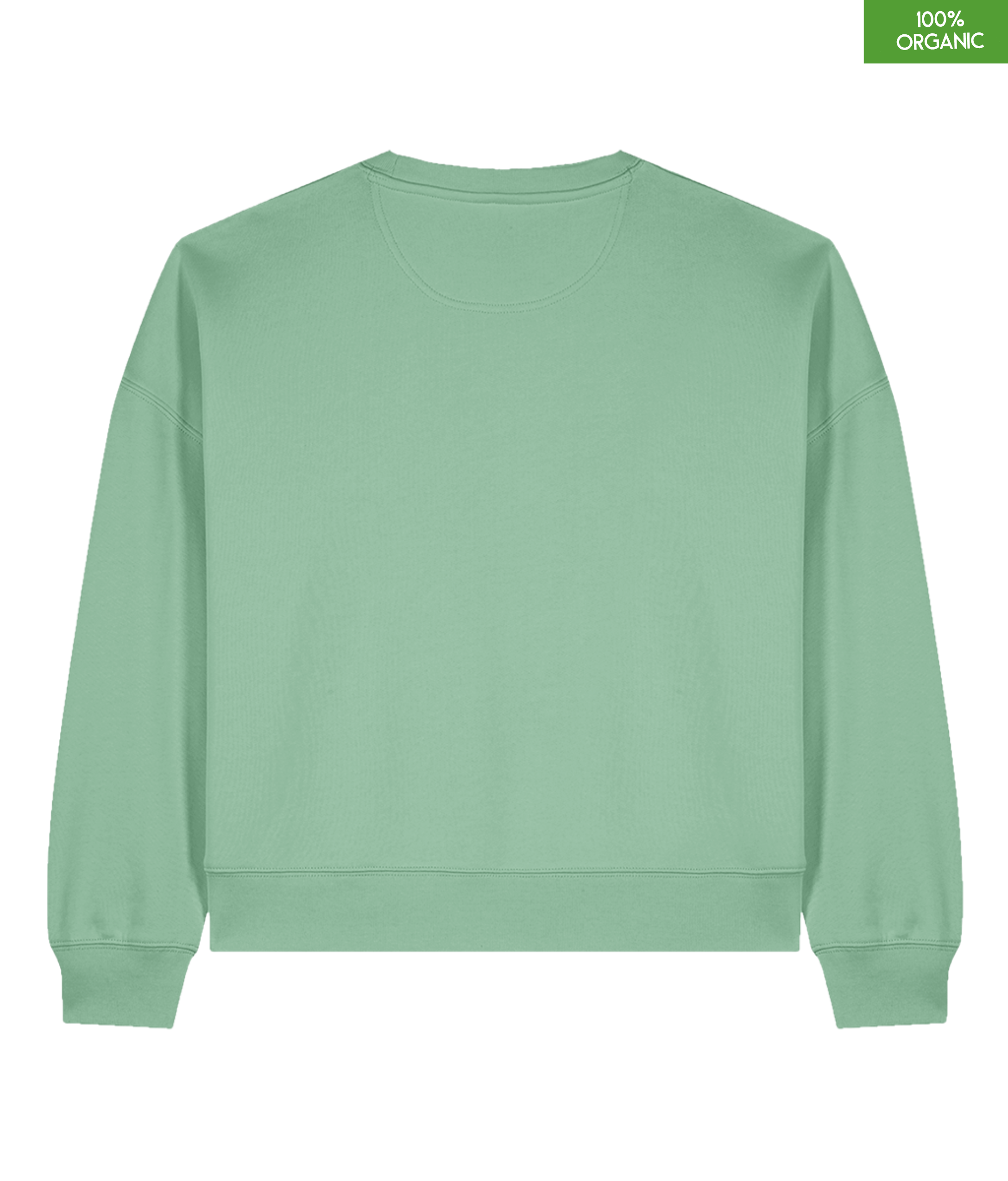 The women's crew neck sweatshirt | Misty Jade | Medium fit | 300gsm