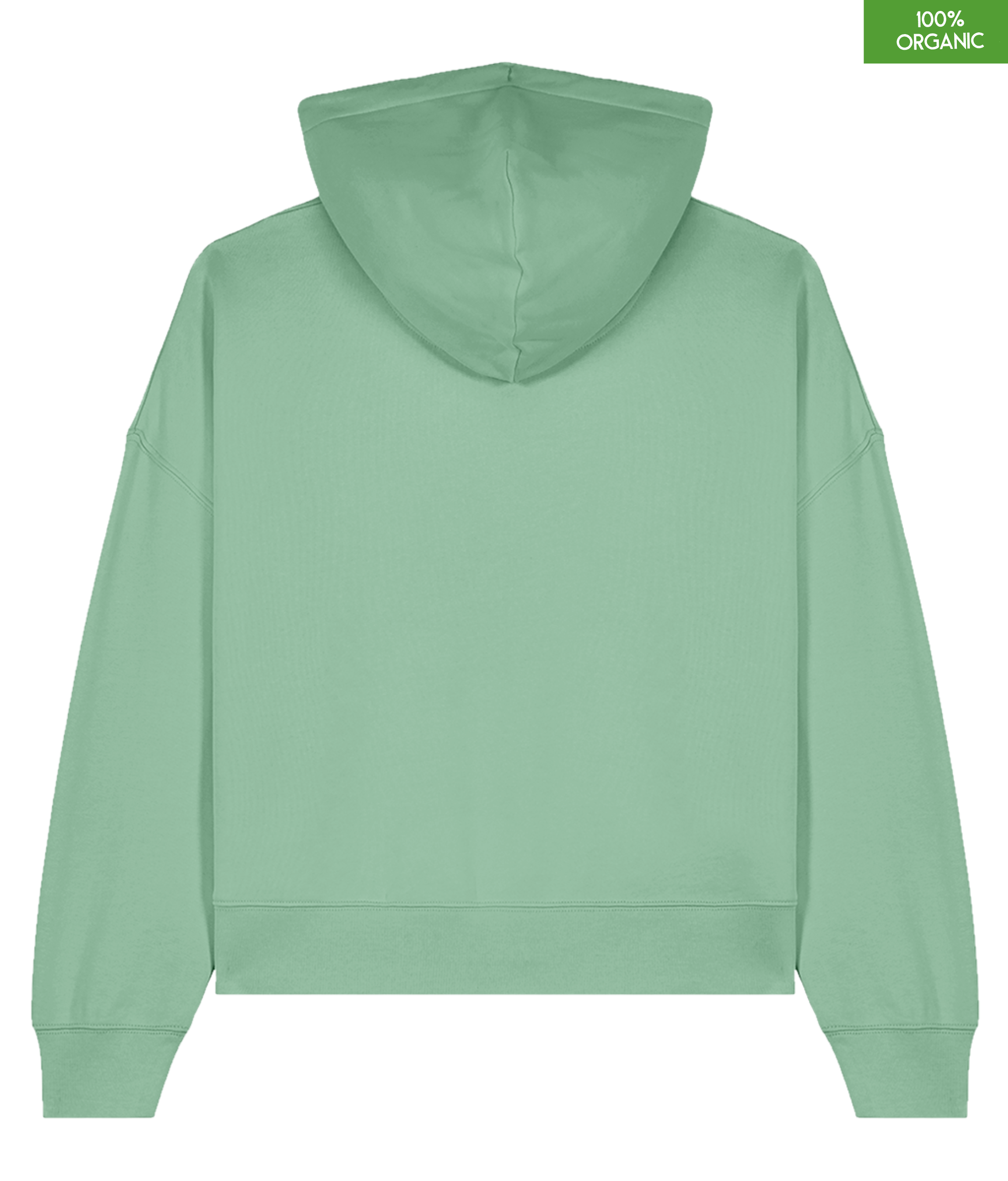 Organic cotton Hoodie  | Misty Jade | Medium fit