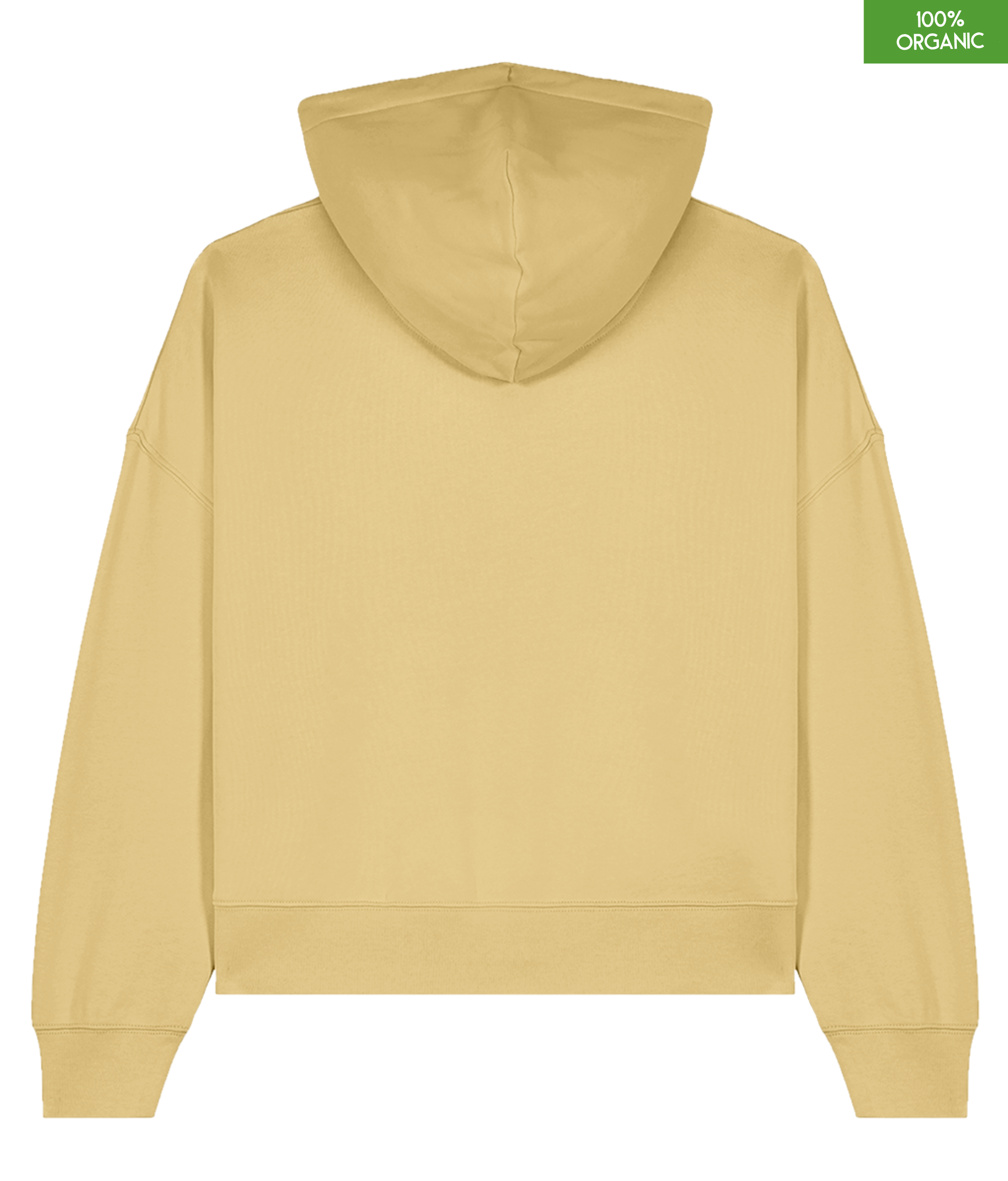 Organic cotton Hoodie  | Viva Yellow | Medium fit