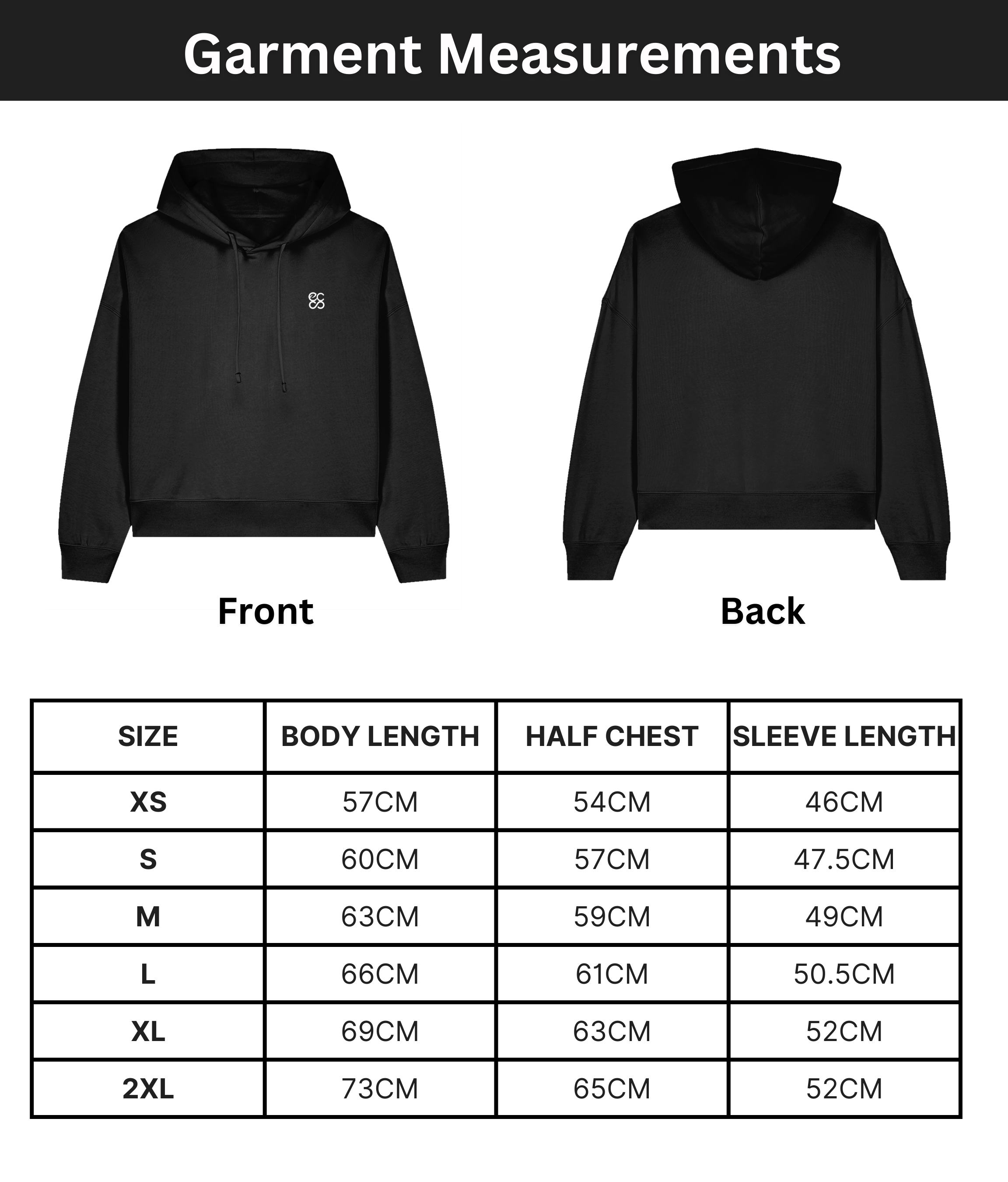 Organic cotton Hoodie sweatshirt | Colour Black | Medium fit .