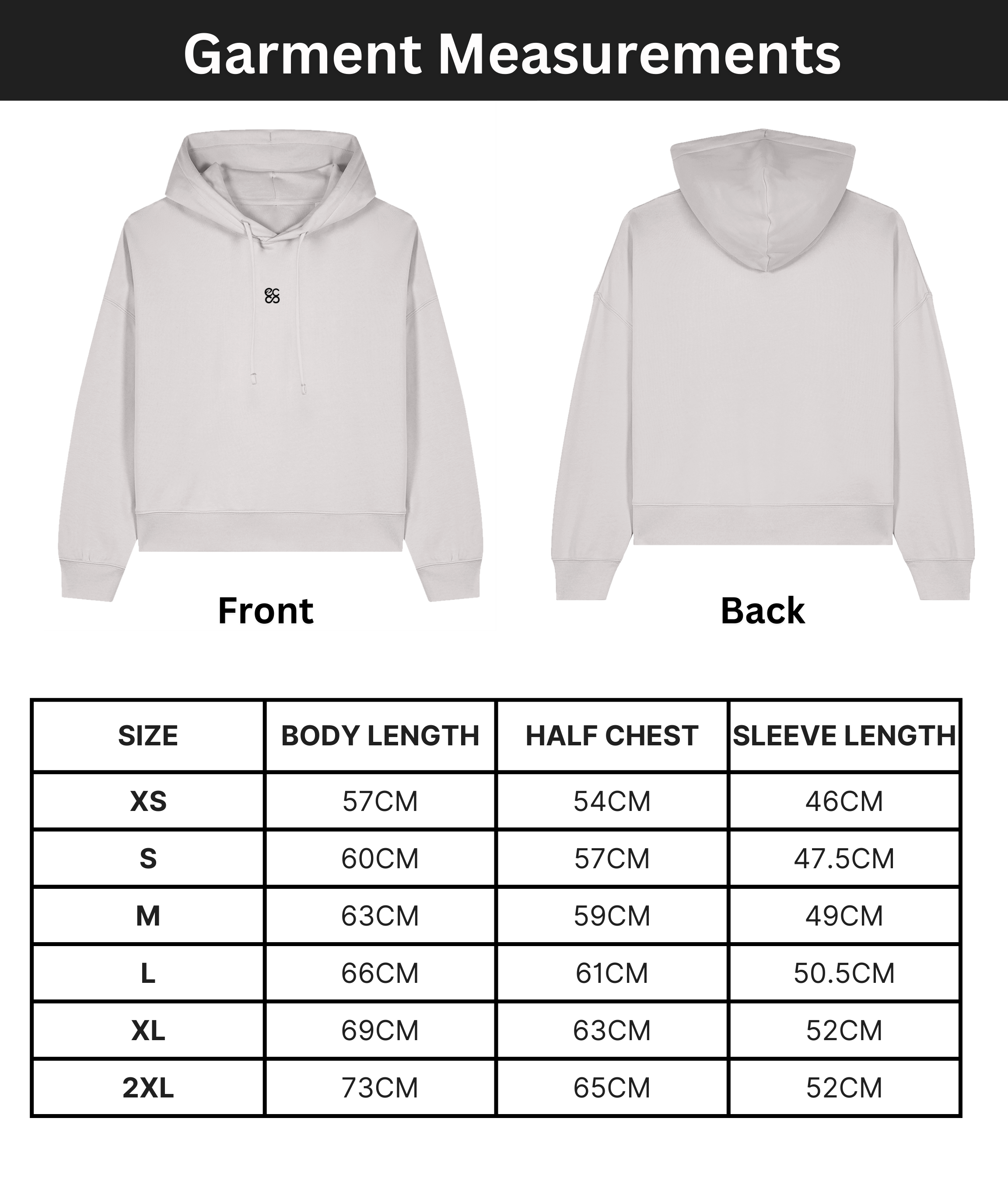 Organic cotton Hoodie sweatshirt | Colour: Heather Grey | Medium fit