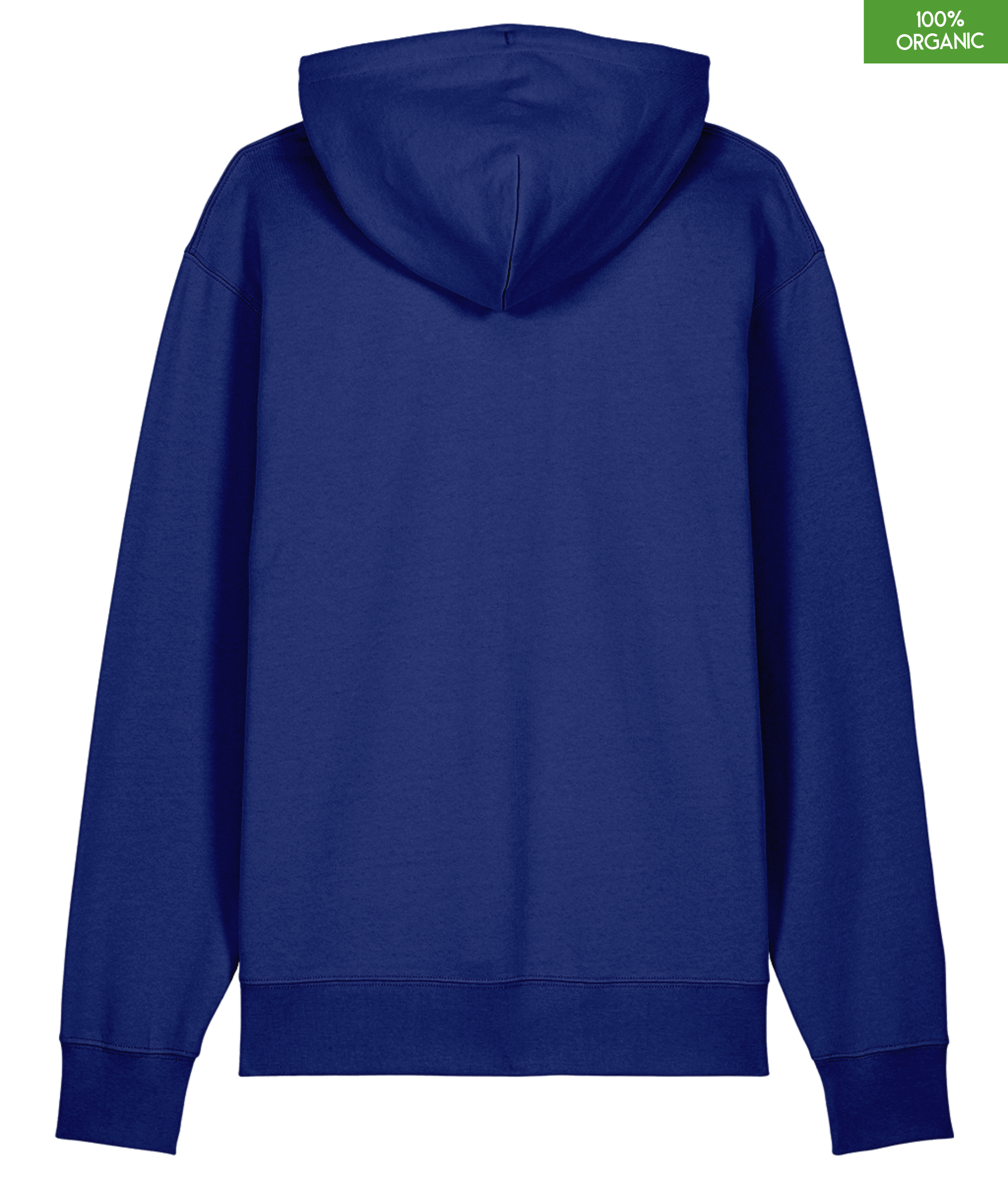 Organic Cotton Hoodie | Worker Blue | Relaxed Medium Fit.