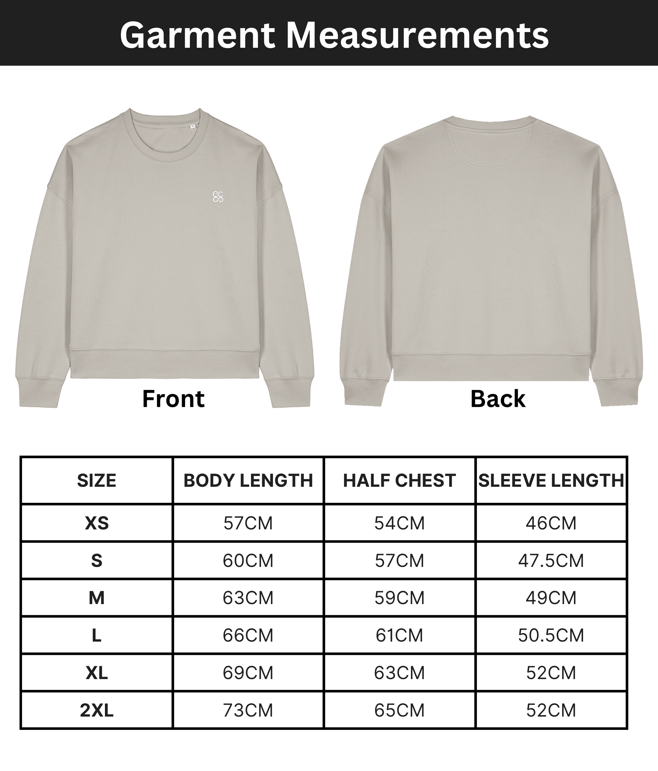 The women's crew neck sweatshirt | Heather Haze | Medium fit | 300gsm