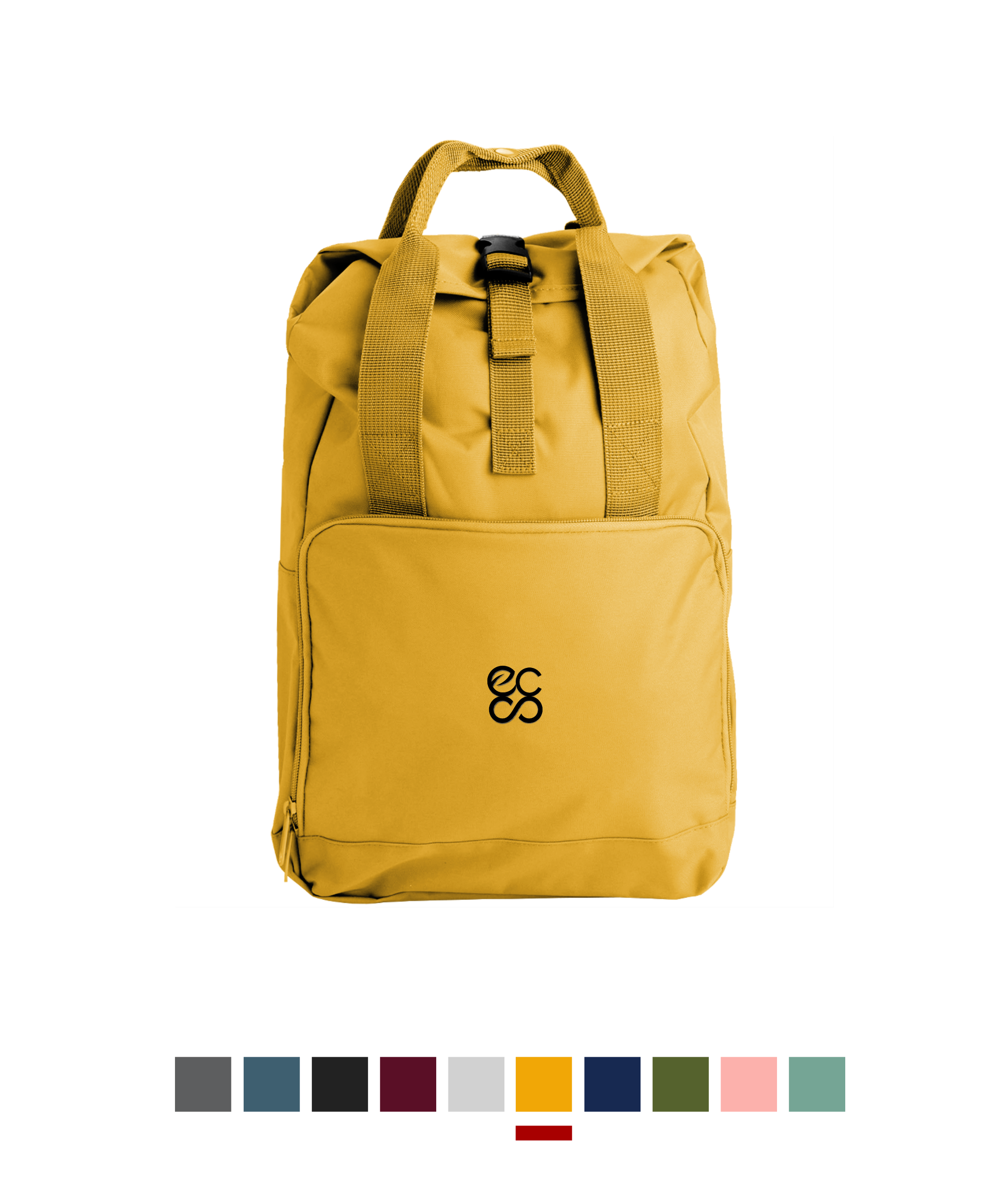 Embroidered Twin Handle Roll-Top Backpack Untitled design (3)