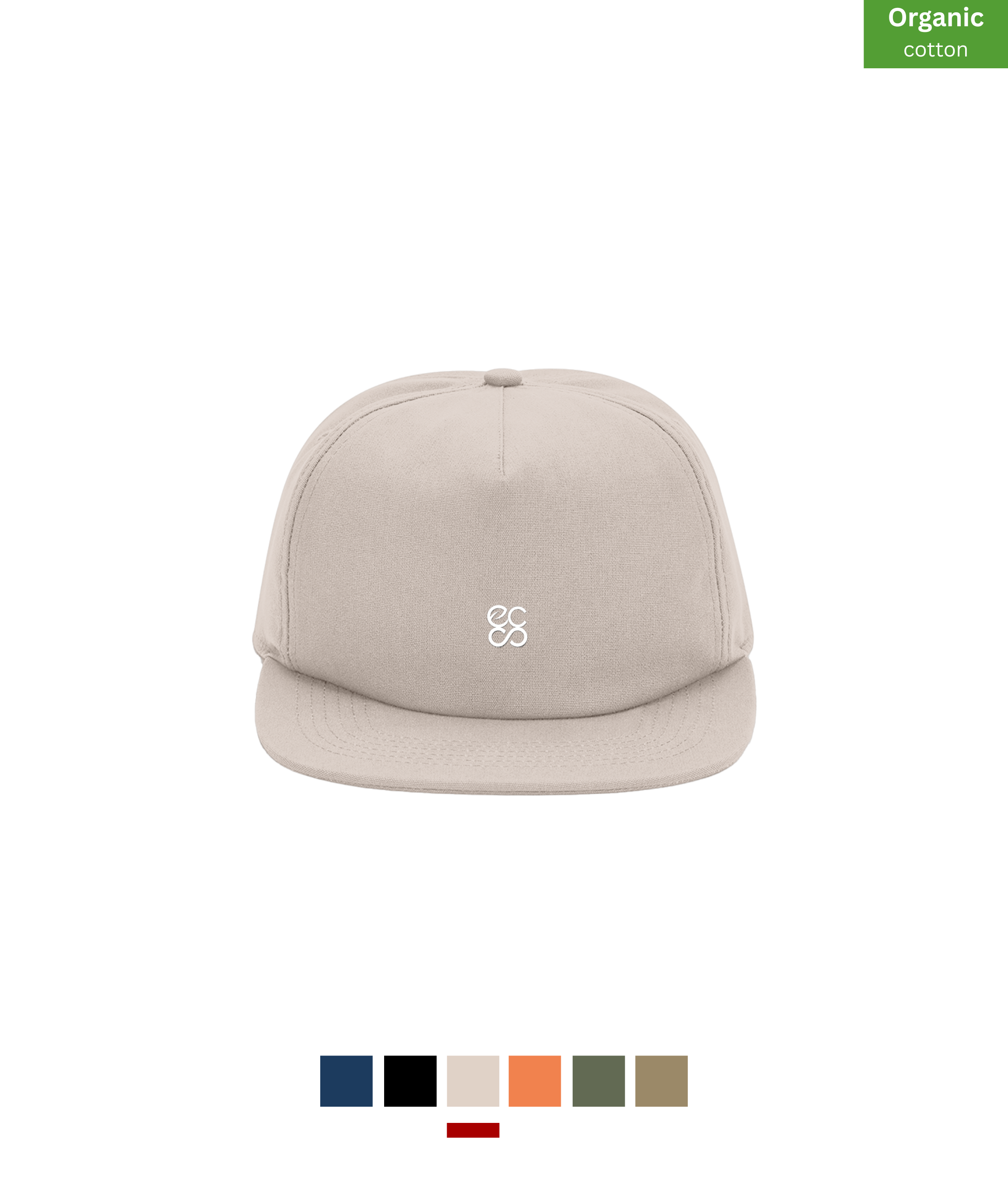 Beechfield Organic cotton unstructured 5-panel cap Untitled design (2)