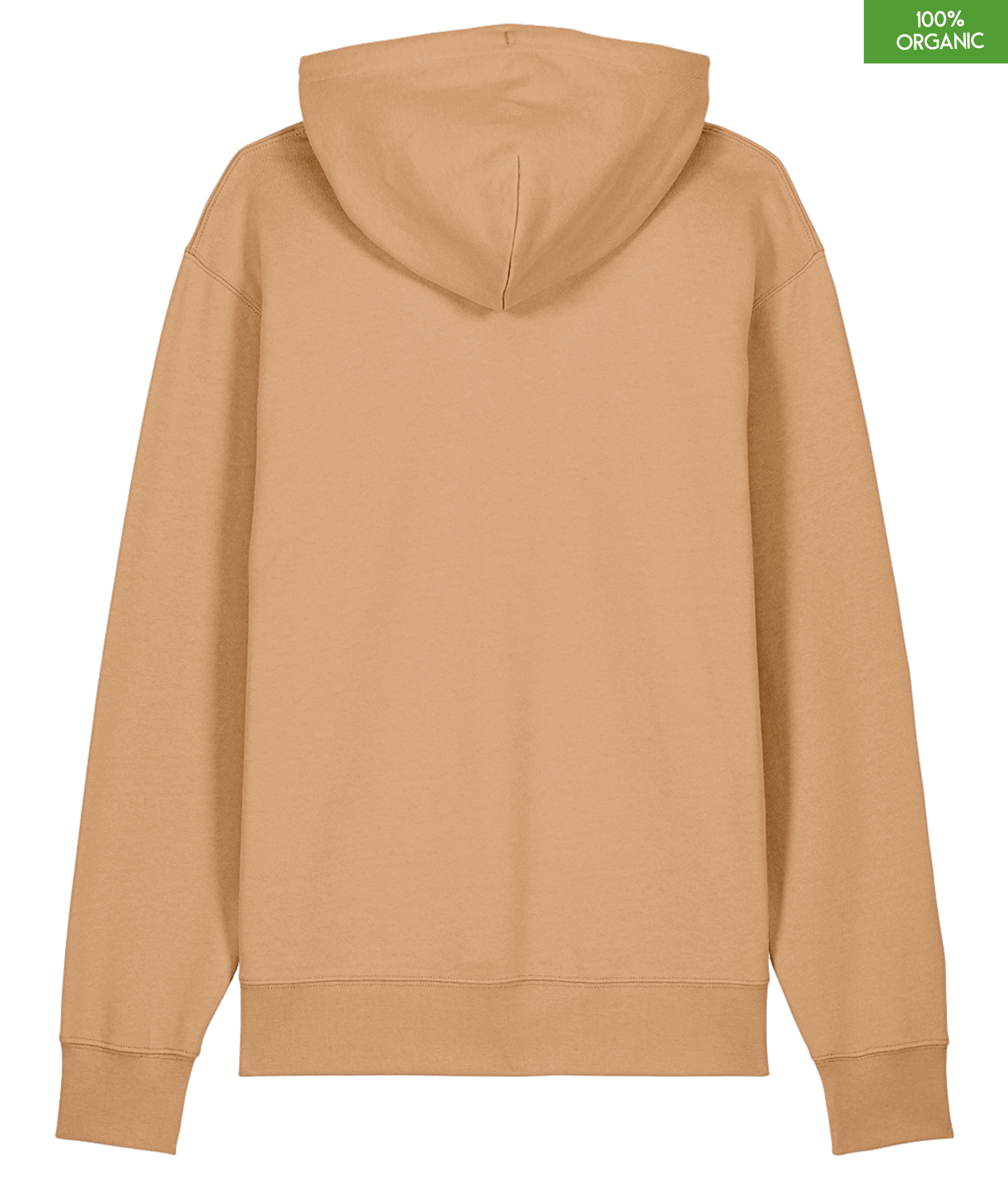 Organic Cotton Hoodie | Latte | Relaxed Medium Fit.