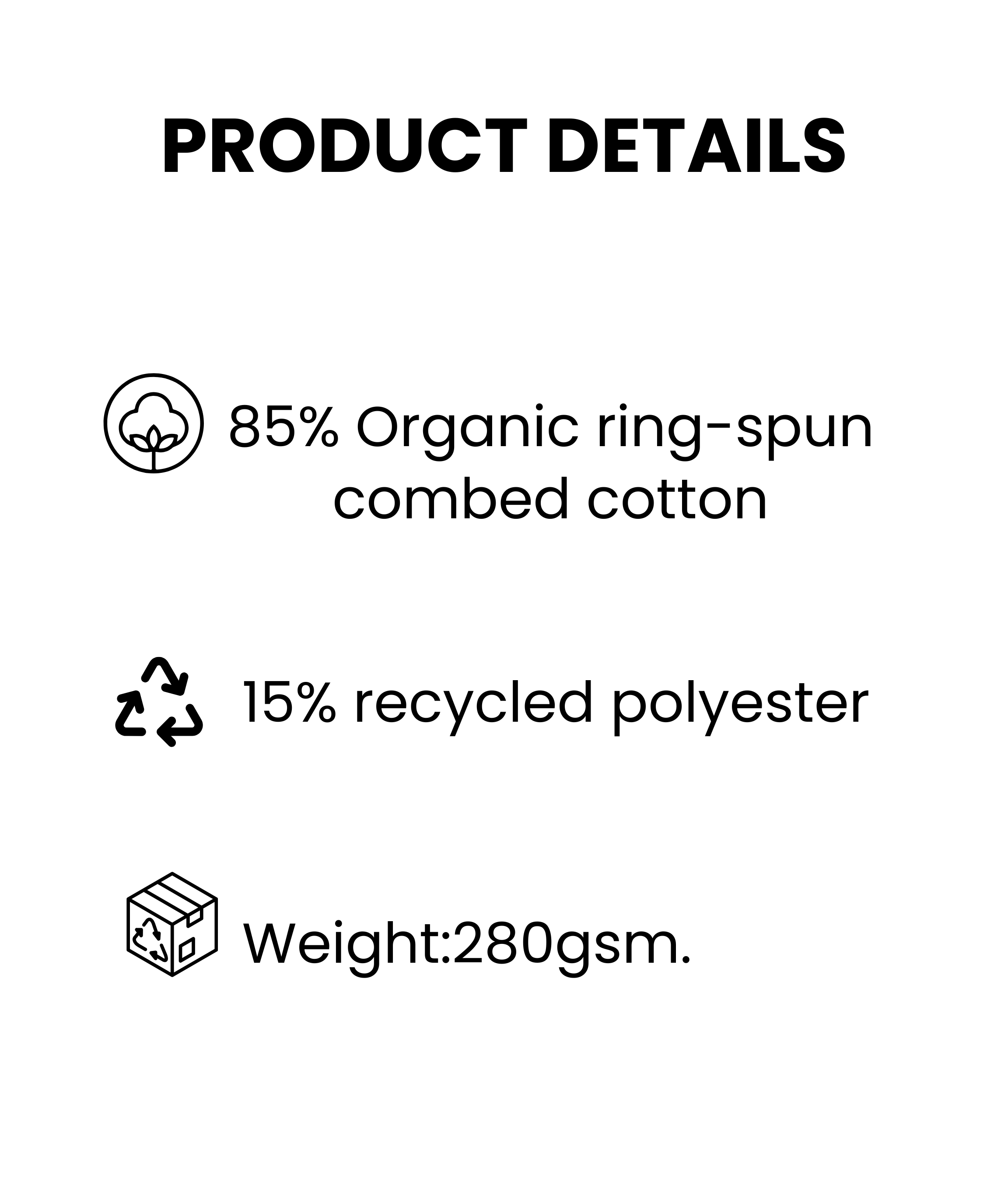 The quarter zip sweatshirt | French Navy | Medium Fit | 280gsm